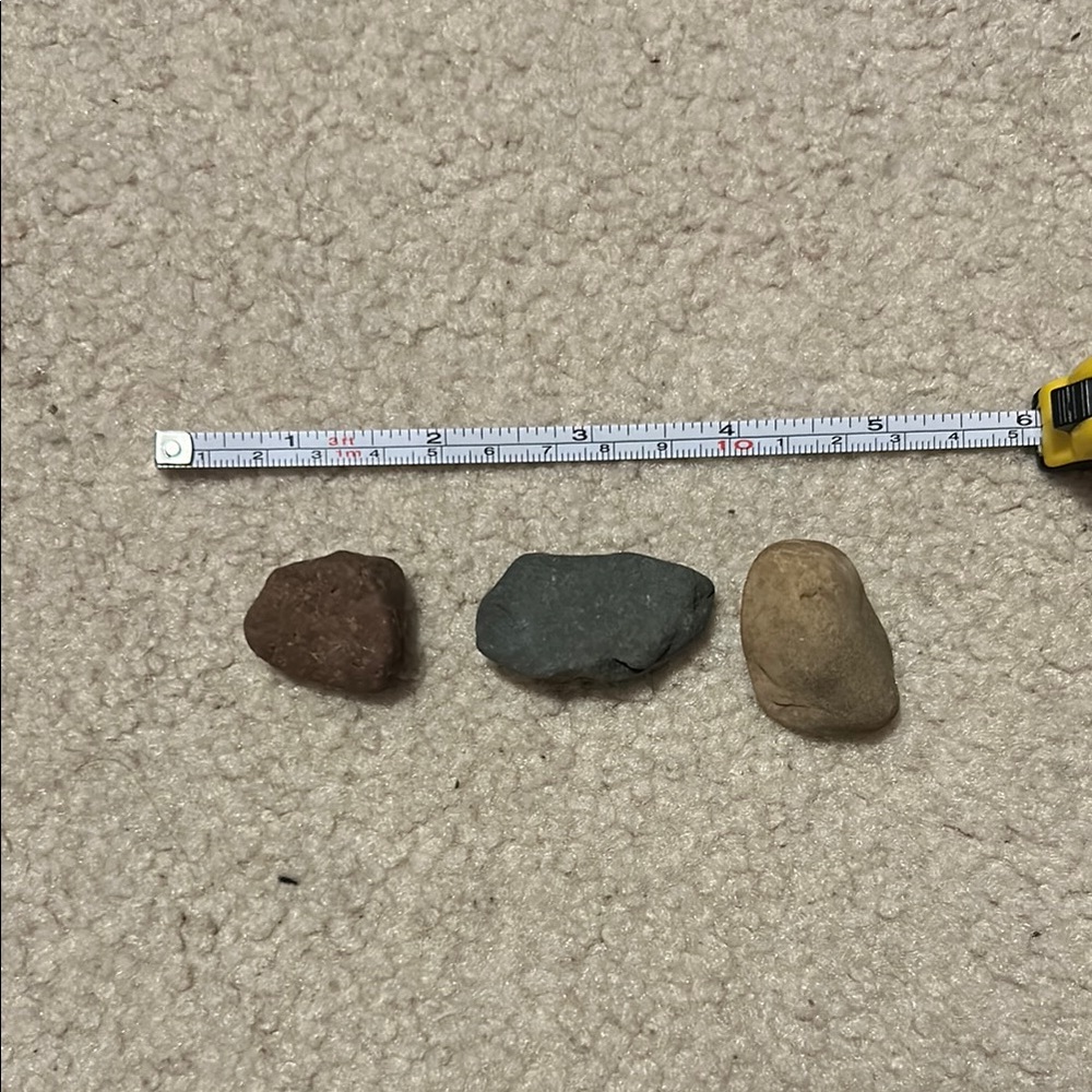 Three rocks